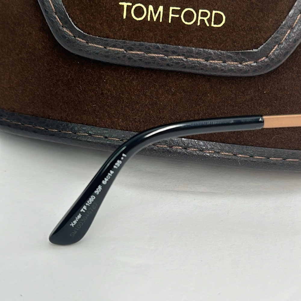 New Authentic Tom Ford Gold Gradient Xaier TF 1060 Aviator Sunglasses - Picture 9 of 15